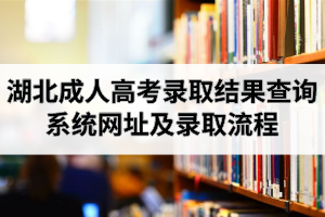 湖北成人高考录取结果查询系统网址是多少？录取流程是怎样的？