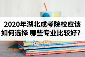 2020年湖北成考院校应该如何选择？哪些专业比较好？