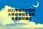 2021年湖北中医药大学成考招生录取信息核对通知
