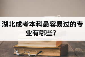 湖北省成考专升本和高起专热门专业有哪些？