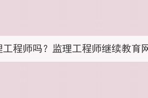 湖北成考可以考监理工程师吗？监理工程师继续教育网登录入口是什么？